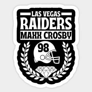 Las Vegas Raiders Maxx Crosby 98 Helmet American Football Sticker